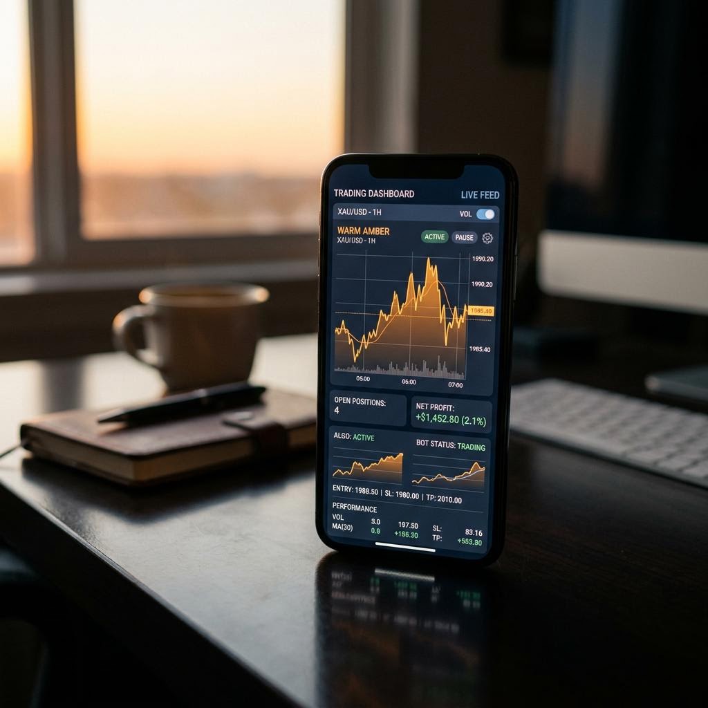 Firme Capitaveo AI crypto trading platform mobile terminal